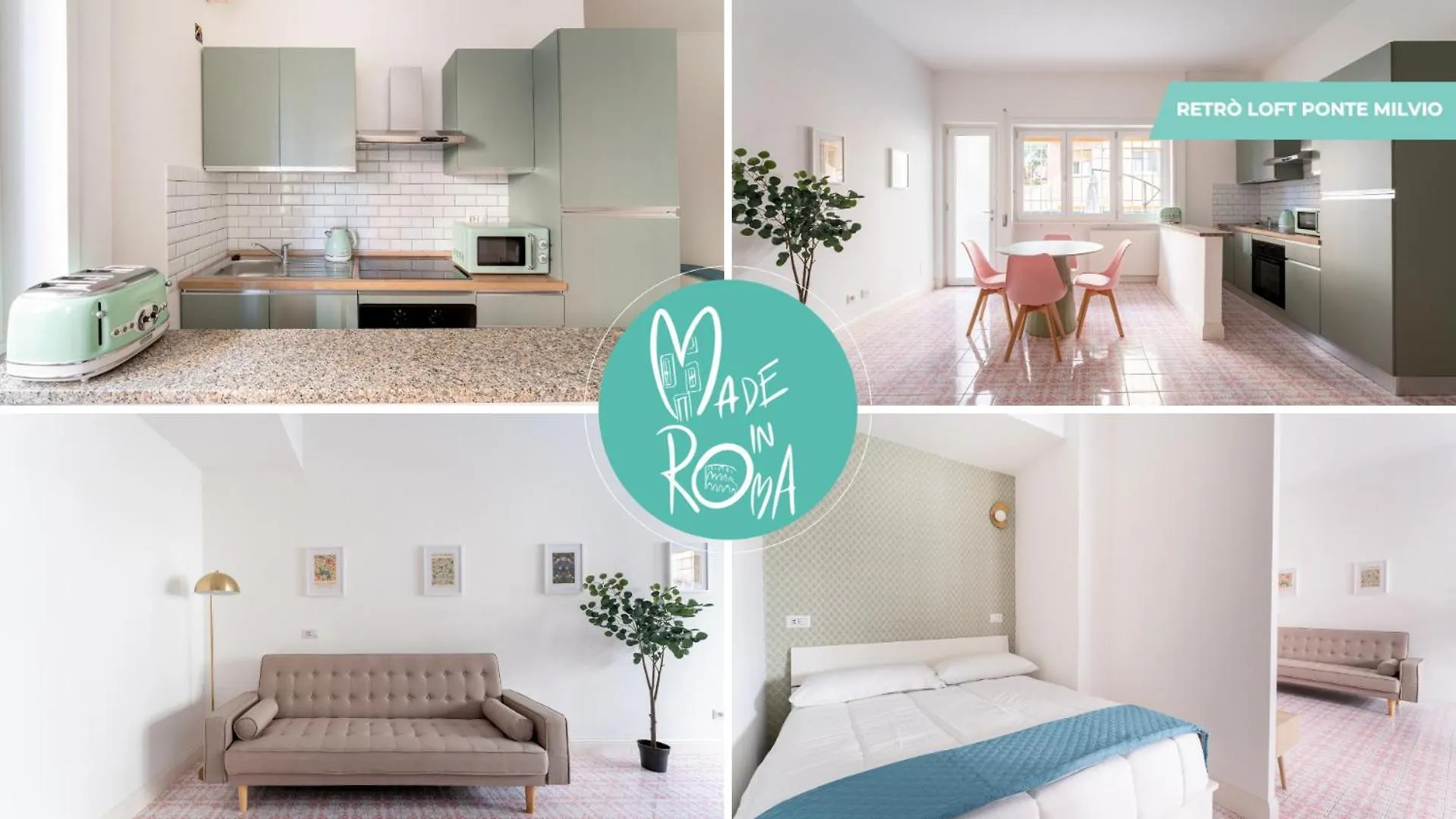 Retro Loft Ponte Milvio, Nearby Foro Italico Apartment Rome